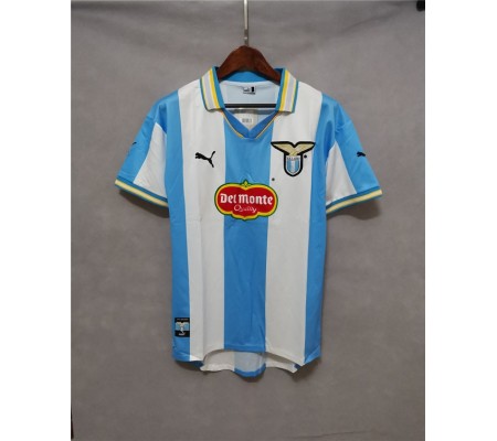 Lazio 99/00 EURO Home Blue&White Soccer Jersey